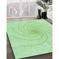 thumbnail image 3 of Ahgly Tapis d'Intérieur Lavable en Machine Carré Vert Menthe, 4 Pieds Carré, 3 of 7