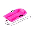 thumbnail image 2 of Lipstore Snow Sled Heavy Duty with Pull Rope Multifunctional with Brake Downhill Sled Pink, 2 of 8