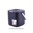 thumbnail image 4 of Kitchen Double Layer Trash Can Recycling Rubbish with Lid Wall-mounted Food Waste Baskets Recycling Rubbish Container Storage Bin Home, 4 of 6
