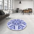 thumbnail image 4 of Ahgly Company Tapis d'Intérieur Lavables en Machine, Rectangle Bleu Ciel Transitionnel, 2' x 3', 4 of 7