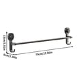 thumbnail image 3 of EGNMCR Tools&Home Improvement Towel Rack Suction Cup Strong Punch-free Bathroom Towel Rack Wall Hanging Bathroom Shelf Storage Pole, 3 of 4
