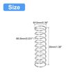 thumbnail image 2 of Unique Bargains Compression Spring, 5 Pack 304 Stainless Steel, 10mm OD, 0.8mm Wire, 35mm Length, 2 of 6