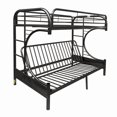 thumbnail image 1 of ACME Eclipse Twin over Full Futon Bunk Bed in Black, 1 of 4