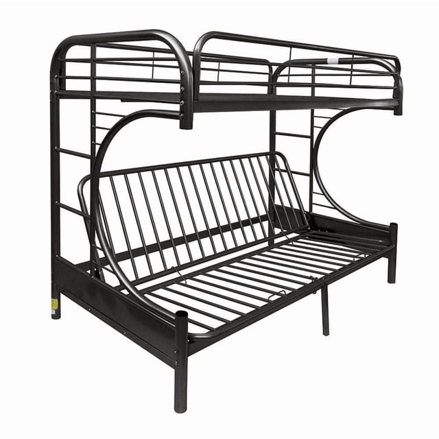 ACME Eclipse Twin over Full Futon Bunk Bed in Black