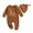 Brown, variant on Splozh Newborn Baby Girls One Piece Romper Baby Boy Girl Romper I'm Here Embroidery Letter Jumpsuit Outfits Fall Spring Clothes Green,0-3 Months