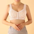 thumbnail image 2 of Timegard Wireless Bras for Women Plus Size Front Closure High Support Breathable Comfort Daily Bras, 2 of 7