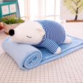 thumbnail image 2 of Lightweight Fuzzy Comfy Textured Flannel Blanket Two In One Cartoon Animal Pillow With Built In Blanket Dual Purpose office Car Nap Blanket Winter Thickened Sofa Pillow With Dual Functions, 2 of 9