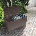 thumbnail image 4 of Plastic Development Group Coffre de Terrasse de Rangement Extérieur en Résine de 130 Gallons, Gris, 4 of 10