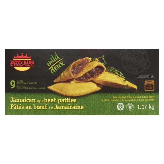Patty King International Pâtés de Style Jamaïcain - Boeuf Doux Pâtés au Boeuf - Doux