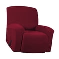 thumbnail image 4 of GUOOL Housses Extensibles pour Fauteuil Inclinable avec la Plupart des Fauteuils Inclinables Rouge, 4 of 9