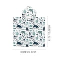 thumbnail image 1 of Kids Beach Hooded Beach Changing Towel Swimming Wearable, 1 of 3