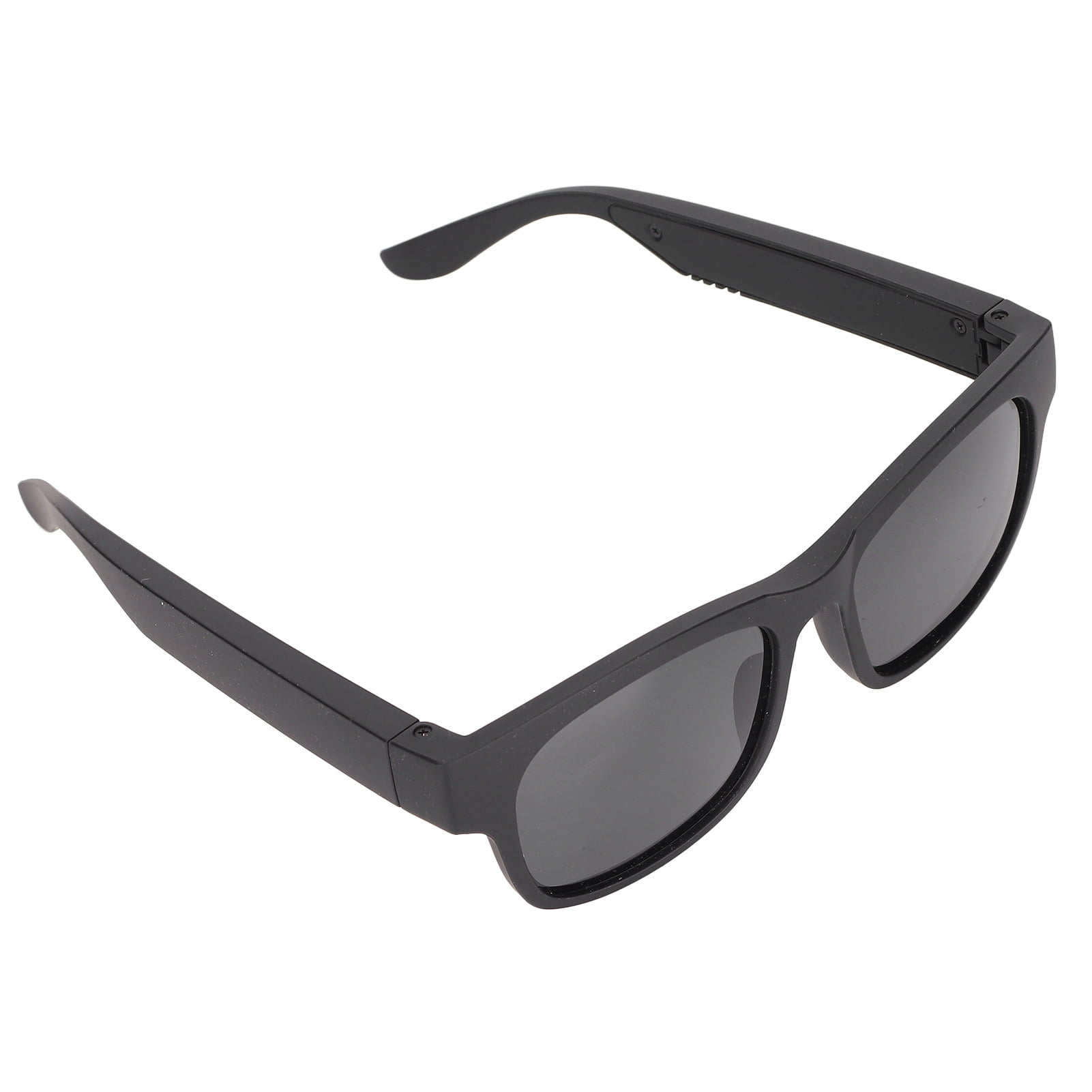 Smart Glasses, Noise Reduction Multifunction Glasses Stereo 2-3h Charging Time For Cycling For Fishing Black