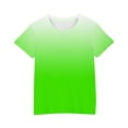 thumbnail image 3 of Bocqde Summer Cool Casual Shirts For Kids Short Sleeve Gradient Color Round Neck Top,3-14 Years, 3 of 4