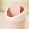 thumbnail image 2 of Meitianfacai Mini Trash Can with Swing Lid, Small Desk Trash Can, Plastic Garbage Can for Countertop Coffee Bar Office Mini Wastebasket Bathroom Trash Can Kitchen Trash Can, 2 of 3