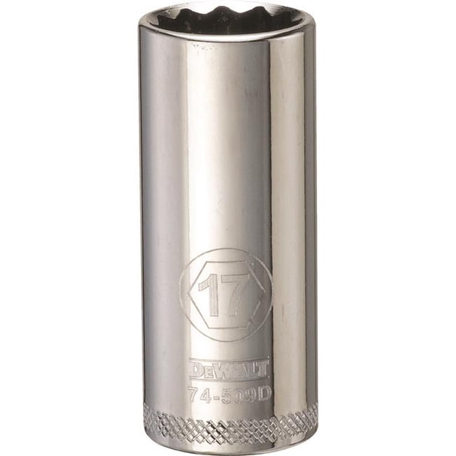 Stanley Tools 227917 17mm Deep Socket - 0.37 in. Drive