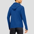 thumbnail image 4 of Besolor Chandails à Capuchon de Protection Solaire UPF 50+ pour Hommes, Manches Longues, Pêche, Randonnée, Course, Légers, Séchage Rapide, 4 of 4