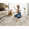 thumbnail image 3 of x Area Rug Living Room Rugs Washable Neutral Modern Abstract Soft Thin Large Rug Indoor Floor No Slip Rug Carpet for Bedroom Under Dining Table Home Office Decor Grey, 3 of 9