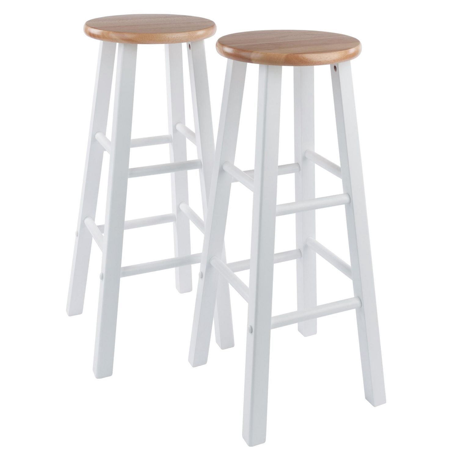 Tabouret de bar Winsome Element 29 po Naturel/Blanc