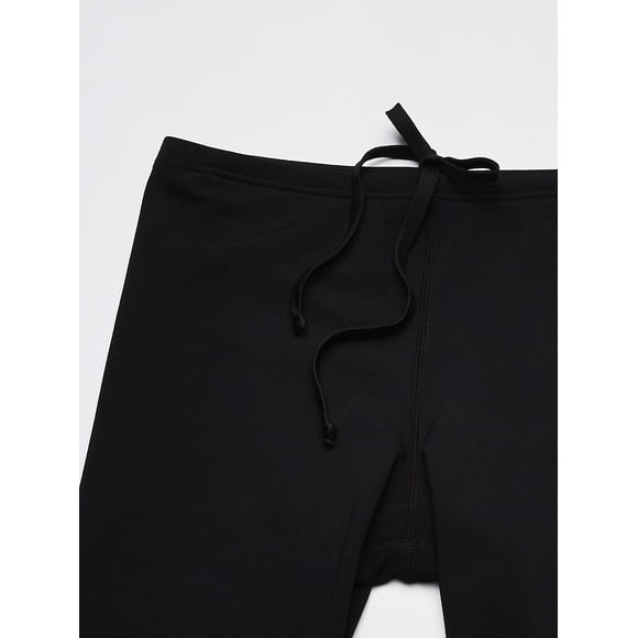 TYR Men's Solid Durafast Jammer Swim Suit (Black, 34)