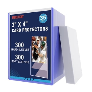 hard card sleeves walmart Card Protectors for Trading Cards Toys