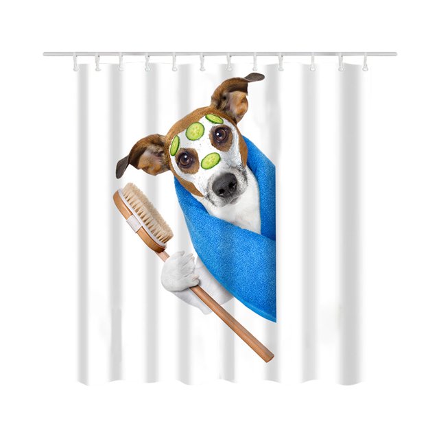 Fabric Shower Curtains for Bathroom Printed Shower Curtain Polyester and Mildew-Proof Bathroom and Mildew-Proof Partition Curtain 150X180Cm Shower Curtain for Shower Stall