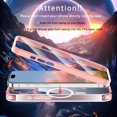 thumbnail image 4 of for iPhone 16 Plus Case Magnetic, [Compatible with Magsafe] Built-in Screen Protector Shockproof Dustproof Crystal Clear Anti-Scratch Folio Flip Phone Case for iPhone 16 Plus, Pink, 4 of 6