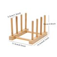 thumbnail image 4 of XZNGL Multifunctional Bamboo Kitchen Dish D rain Rack Tableware Storage Rack, 4 of 9
