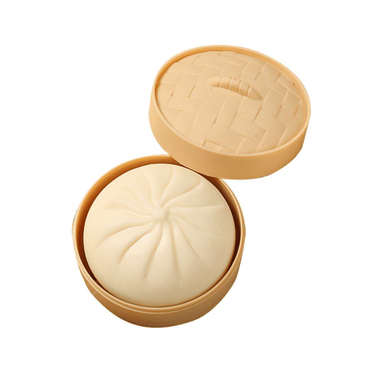 Dumpling Squishy Géant – Lot 2 Balles Anti-Stress Ravioli Avec Boîte Vapeur – Pâte Souple Décompression – Cadeau Sensoriel