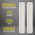 thumbnail image 3 of Bell + Howell Bionic White 2 Pack Motion Sensor Rechargeable LED Under Cabinet Lights Easy Clean Care, 3 of 6