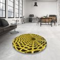 thumbnail image 4 of Ahgly Company Tapis d'Intérieur Lavables en Machine, Rectangle Transitionnel Brun Bronze Foncé, 2' x 3', 4 of 7