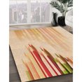thumbnail image 3 of Ahgly Company Machine Washable Indoor Rectangle Transitional Khaki Gold Area Rugs, 2' x 4', 3 of 7