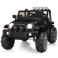 thumbnail image 2 of Patiojoy Bluetooth Kids Ride-on Car 12V Electric Truck w/ 2.4 GHZ Remote Black, 2 of 6