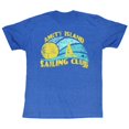 thumbnail image 1 of Jaws Sail Royal Heather Adult T-Shirt, 1 of 1