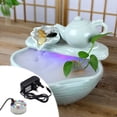 thumbnail image 3 of Dvkptbk Mist Maker Fogger Small Ultrasonics Fogs Machine Fountains Mistesr Fogger Water Garden Pond Foggers AirHumidifier with 12 LED Light Flashes, 3 of 4