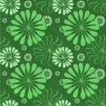 thumbnail image 1 of Ahgly Company Tapis d'Intérieur Lavable en Machine Carré Vert Transitionnel, 5 Pieds Carré, 1 of 7