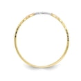 thumbnail image 5 of Bague Promesse en Or 10K Jaune et Blanc avec Cœur et Fleur, 5 of 5