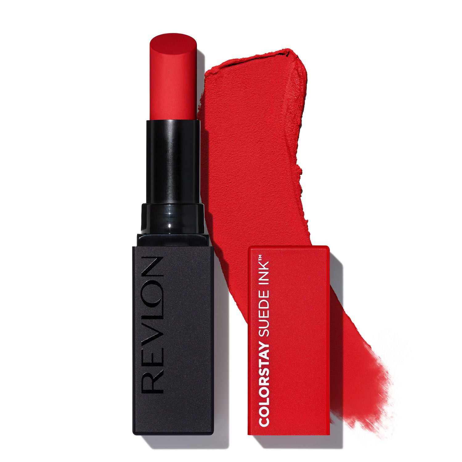 Rouge à lèvres Revlon ColorStay Suede Ink, léger et mat avec vitamine E, 2,55 g, 1 rouge à lèvres