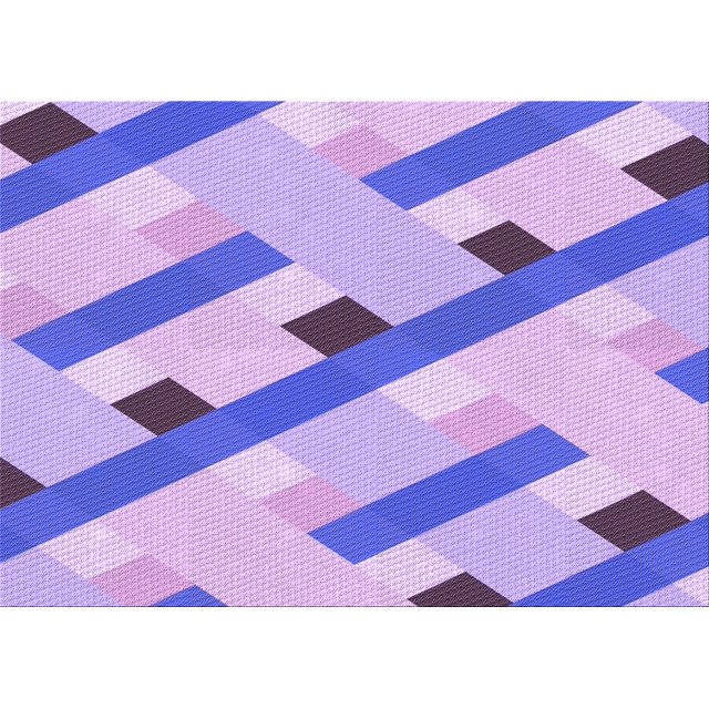 Ahgly Company Machine Washable Indoor Rectangle Transitional Mauve Purple Area Rugs, 6' x 9'