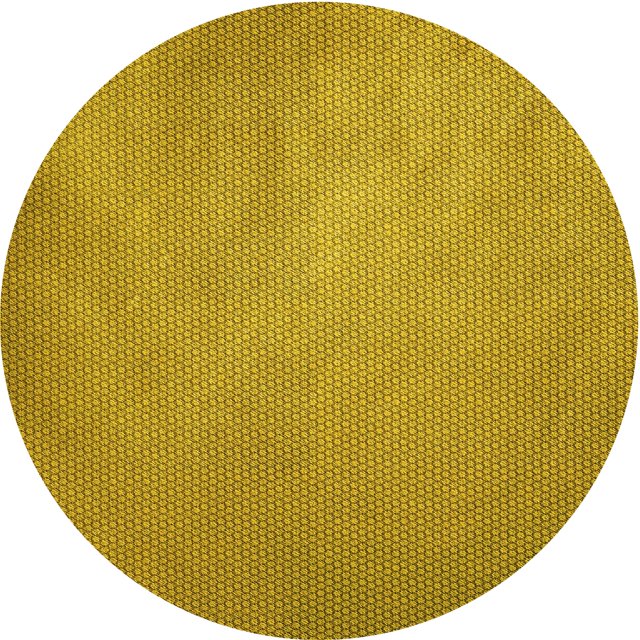Ahgly Company Machine Washable Indoor Square Transitional Dark Bisque Brown Area Rugs, 3' Square