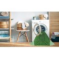 thumbnail image 2 of Ahgly Tapis Rectangulaire Lavable en Machine Intérieur Vert Émeraude Profond, 2 Pieds x 5 Pieds, 2 of 7