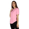 thumbnail image 3 of Inkmeso Regular Fit Solid Round NeckTop For Womens Casual Short Sleeves Soft Tee Tops, 3 of 7