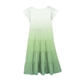 thumbnail image 3 of RXIRUCGD 2025 Vêtements d'Été pour Enfants Mode Filles Nouvelle Robe d'Été à Manches Courtes Poches à Volants Col Rond Imprimé, 3 of 4