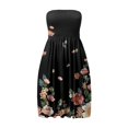 thumbnail image 4 of Ketyyh-chn99 Robes Femmes Robe d'Été Robes pour Femmes Combinaisons Manches à Volants Shorts Robe Courte Noir,G, 4 of 5