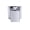 Chrome, variant on The akuaplus® square bathtub spout with pull-out diverter and 1/2 in. Slip-On.