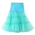 thumbnail image 1 of Birdeem Jupe Bouffante en Gaze Taille Haute Rétro d'Été à la Mode pour Femme Jupe de Fête, 1 of 6