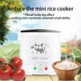 thumbnail image 2 of QualitChoice Car Rice Cooker Mini Cooking Tools Multifunctional 1L Porridge Electric Heater Dormitory House Travel Truck Machine 24V/White 24V, 2 of 6