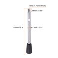 thumbnail image 2 of Uxcell 4 Pack M12 Thread 210mm Length Crank Grip Lathe Revolving Clamping Handles Chrome Plated, 2 of 5