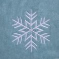 thumbnail image 2 of Holiday Time Snowflake Embroidery Hand Towels, 2-Pack, 2 of 3