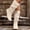 Beige, variant on Wensltd Women's Flat Knee High Boots Comfortable Wide Calf Side Zipper Round Toe Casual Winter Boots for Women