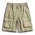 thumbnail image 4 of Birdeem Mens Plus Size Cargo Shorts Multi-Pockets Relaxed Summer Beach Shorts Pants, 4 of 4